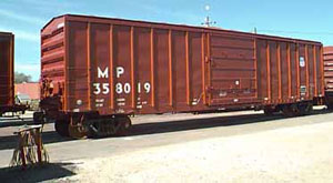 Boxcar with the 1969 UP Shield