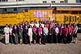<a href="/newsinfo/graphics/media_kit/pinkribbon/pink_ribbon_01_hires.jpg">High-Res Version</a><br>LEAD members pose in front of No. 7400.