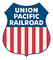 Union Pacific Railroad shield of 1950