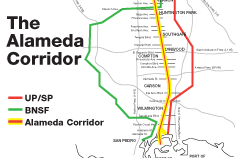 Alameda Corridor map thumbnail